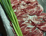 小ネギと豚肉のくるくる巻き☆蒸し野菜作り方2写真