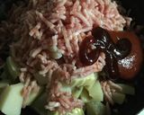 たけのこひき肉ケチャップコチュジャン炒め作り方1写真