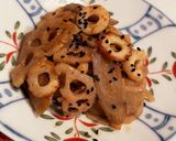 ちくわ＊ごぼう＊レンコンの味噌きんぴら♪作り方4写真