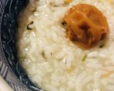 お茶漬けの素活用●うめ茶粥作り方3写真