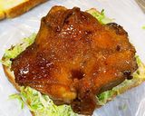 コメダ風☆照り焼きチキンサンド作り方7写真