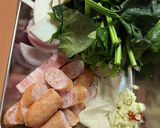 フライパンひとつ☆白ナポリタンお弁当作り方1写真