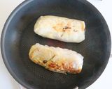ライスペーパーで包む ワンハンドお好み焼作り方10写真