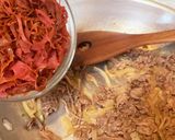 モチっと食感 あったかトサカノリと肉野菜作り方5写真