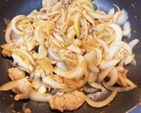 さっぱり新玉ねぎたっぷりの豚の生姜焼き作り方5写真