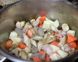 炒り鶏（鶏と根菜の炒め煮）作り方4写真