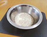 オートミールパンケーキ(目玉焼リングで)作り方2写真