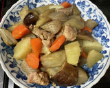 炒り鶏（鶏と根菜の炒め煮）作り方6写真
