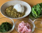 すじ青のりをたっぷり！モロヘイヤカレー作り方2写真