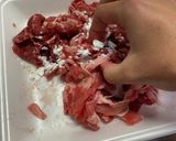 牛肉とセロリのオイスター炒め作り方1写真
