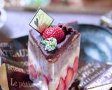 贅沢な生チョコ de 苺のフレジエ♤作り方75写真
