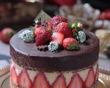 贅沢な生チョコ de 苺のフレジエ♤作り方69写真