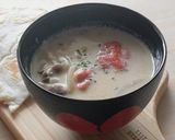 大量明太子消費★チーズクリームスープ作り方11写真