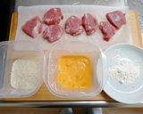 ソースヒレかつ丼作り方3写真