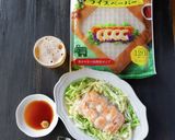 電子レンジで簡単大きなライスペーパー焼売作り方1写真