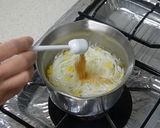 新玉ねぎとチーズの味噌汁作り方3写真