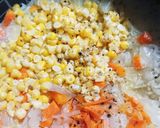 コーンと人参の炊飯器ピラフ作り方7写真
