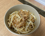 節約！5分で豚肉ともやしの焼肉のタレ炒め作り方5写真