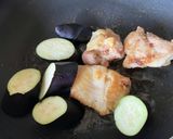 *なすチキ南蛮うどん*作り方2写真