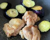 *なすチキ南蛮うどん*作り方3写真