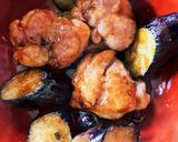 *なすチキ南蛮うどん*作り方4写真