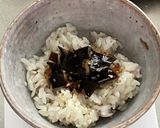 しらすと小海老と昆布の佃煮の出汁おにぎり作り方3写真