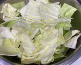 筍と春キャベツと海老の和風パスタ作り方4写真