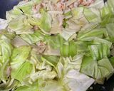 筍と春キャベツと海老の和風パスタ作り方5写真