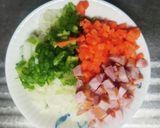 野菜でかさ増し♪痩せるチャーハン作り方2写真