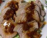 豚肉の紅茶煮梅タレ添え作り方4写真