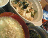 マーボー豆腐ととろとろたまごスープ作り方4写真