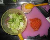 残った野菜でサラダそうめん♪作り方1写真
