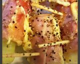 長ネギのベーコン巻き♪味噌たまごソース♪作り方15写真