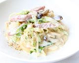 【キャベツとソーセージの煮込みパスタ】作り方7写真