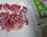 たけのこと豚肉と小松菜炒め作り方3写真