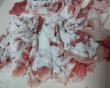 たけのこと豚肉と小松菜炒め作り方4写真