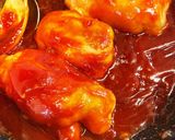ヤムニョムチーズチキン　チーズびよ〜ん♪作り方8写真