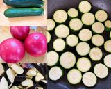 無水！夏野菜で作る♬ラタトゥイユ風煮込み作り方1写真