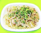 塩ラーメンでクレイジーガーリック焼そば作り方12写真