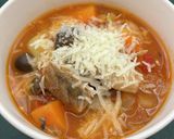 サバ缶deトマトスープ（甘みはデーツで）作り方4写真