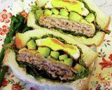 贅沢至福＊挽肉ステーキと卵のホットサンド作り方9写真