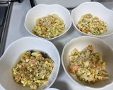 鮭とお豆腐とたまごのふわふわごはん作り方3写真