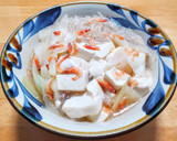 白菜と桜エビと豆腐と春雨の炒め煮作り方8写真