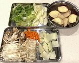 繊維質たっぷり　肉団子のお味噌汁作り方2写真