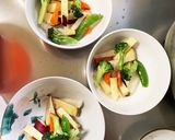 根菜茄子和風きな粉照り焼き味野菜炒め作り方4写真