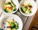 根菜茄子和風きな粉照り焼き味野菜炒め作り方5写真