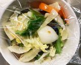 肉無豆腐簡単コク旨塩ラーメン味野菜炒め作り方13写真