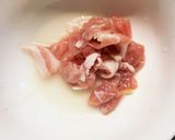 レンジ簡単きな粉オイスター炒味甘酢酢豚作り方1写真