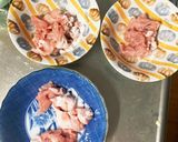レンジ簡単きな粉オイスター炒味甘酢酢豚作り方3写真