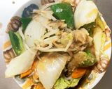 レンジ簡単きな粉オイスター炒味甘酢酢豚作り方14写真